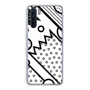 CaseCompany Pop Art #4: Oppo A91 Transparant Hoesje