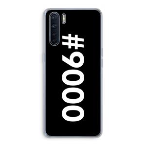 CaseCompany 9000: Oppo A91 Transparant Hoesje