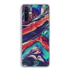 CaseCompany Chameleon Sun: Oppo A91 Transparant Hoesje