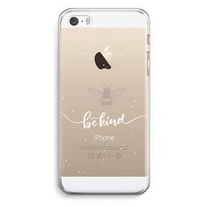 CaseCompany Be(e) kind: iPhone 5 / 5S / SE Transparant Hoesje