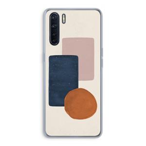 CaseCompany Geo #3: Oppo A91 Transparant Hoesje