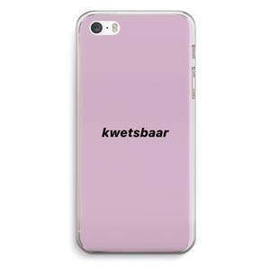 CaseCompany kwetsbaar: iPhone 5 / 5S / SE Transparant Hoesje