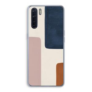 CaseCompany Geo #5: Oppo A91 Transparant Hoesje