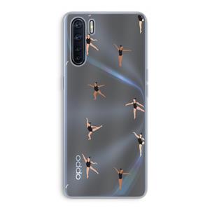 CaseCompany Dancing #1: Oppo A91 Transparant Hoesje