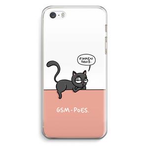 CaseCompany GSM poes: iPhone 5 / 5S / SE Transparant Hoesje