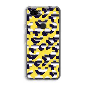 CaseCompany 8-bit N°3: Google Pixel 3a Transparant Hoesje