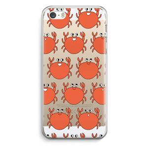 CaseCompany Krab: iPhone 5 / 5S / SE Transparant Hoesje