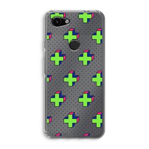 CaseCompany 8-bit N°10: Google Pixel 3a Transparant Hoesje