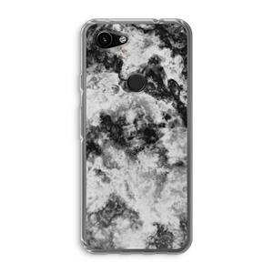 CaseCompany Onweer: Google Pixel 3a Transparant Hoesje