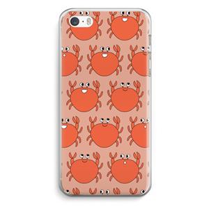 CaseCompany Krab: iPhone 5 / 5S / SE Transparant Hoesje