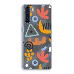 CaseCompany Abstract: Oppo A91 Transparant Hoesje