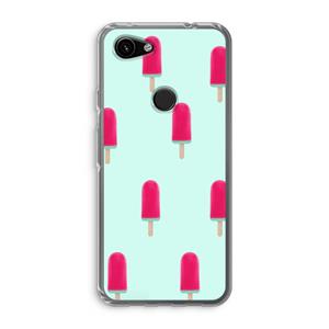 CaseCompany Waterijsje: Google Pixel 3a Transparant Hoesje