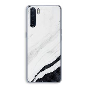 CaseCompany Elegante marmer: Oppo A91 Transparant Hoesje