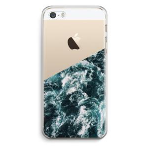 CaseCompany Zee golf: iPhone 5 / 5S / SE Transparant Hoesje