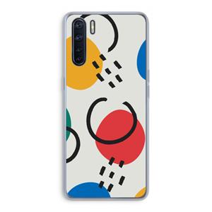 CaseCompany Illustratieve pop 3: Oppo A91 Transparant Hoesje