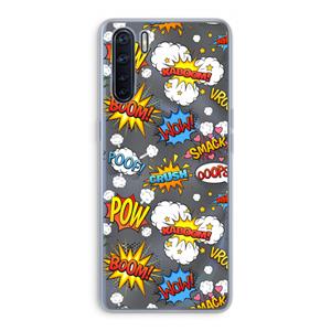 CaseCompany Pow Smack: Oppo A91 Transparant Hoesje