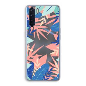 CaseCompany Tropisch: Oppo A91 Transparant Hoesje