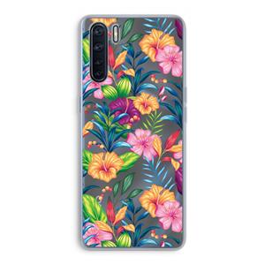 CaseCompany Tropisch 2: Oppo A91 Transparant Hoesje