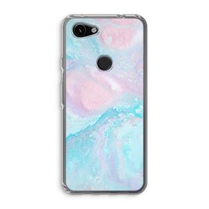 CaseCompany Fantasie pastel: Google Pixel 3a Transparant Hoesje