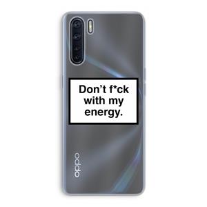 CaseCompany My energy: Oppo A91 Transparant Hoesje