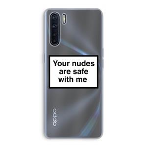 CaseCompany Safe with me: Oppo A91 Transparant Hoesje