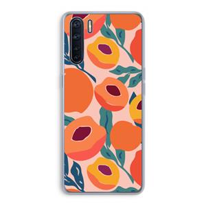 CaseCompany Perzik: Oppo A91 Transparant Hoesje