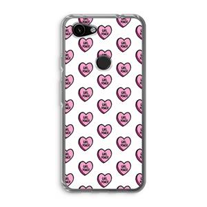 CaseCompany GIRL POWER: Google Pixel 3a Transparant Hoesje