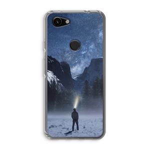 CaseCompany Wanderlust: Google Pixel 3a Transparant Hoesje