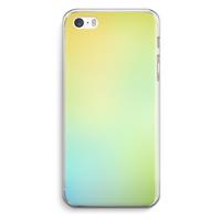 CaseCompany Minty mist pastel: iPhone 5 / 5S / SE Transparant Hoesje