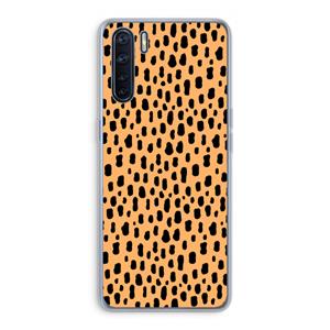 CaseCompany Panter: Oppo A91 Transparant Hoesje