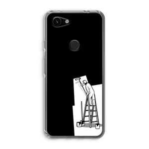 CaseCompany Musketon Painter: Google Pixel 3a Transparant Hoesje