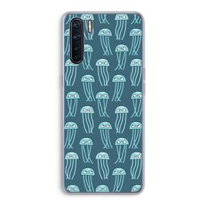CaseCompany Kwallie: Oppo A91 Transparant Hoesje