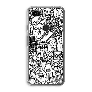 CaseCompany Vexx Mixtape #2: Google Pixel 3a Transparant Hoesje