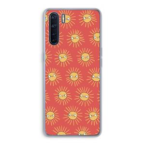 CaseCompany Zon: Oppo A91 Transparant Hoesje