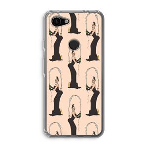 CaseCompany Pop Some Kim: Google Pixel 3a Transparant Hoesje