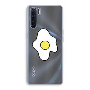 CaseCompany Spiegelei: Oppo A91 Transparant Hoesje