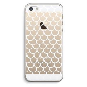 CaseCompany Dakpannetjes: iPhone 5 / 5S / SE Transparant Hoesje