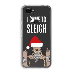 CaseCompany Came To Sleigh: Google Pixel 3a Transparant Hoesje