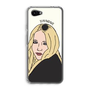 CaseCompany Mary Kate: Google Pixel 3a Transparant Hoesje