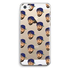 CaseCompany Drake Away: iPhone 5 / 5S / SE Transparant Hoesje