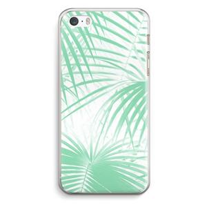 CaseCompany Palmbladeren: iPhone 5 / 5S / SE Transparant Hoesje