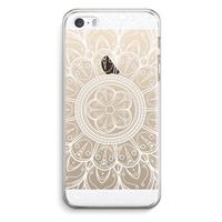 CaseCompany Roses Are Red: iPhone 5 / 5S / SE Transparant Hoesje
