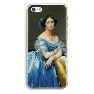 CaseCompany Eleonore: iPhone 5 / 5S / SE Transparant Hoesje