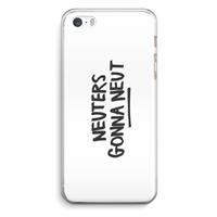 CaseCompany Neuters: iPhone 5 / 5S / SE Transparant Hoesje