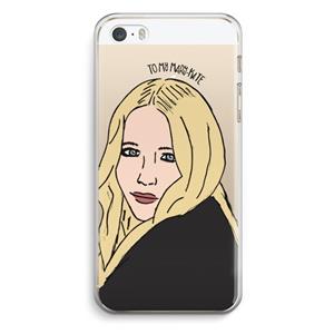 CaseCompany Mary Kate: iPhone 5 / 5S / SE Transparant Hoesje