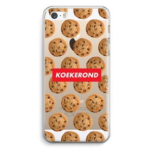 CaseCompany Koekerond: iPhone 5 / 5S / SE Transparant Hoesje