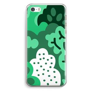 CaseCompany Bushes: iPhone 5 / 5S / SE Transparant Hoesje