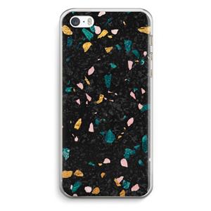 CaseCompany Terrazzo N°10: iPhone 5 / 5S / SE Transparant Hoesje