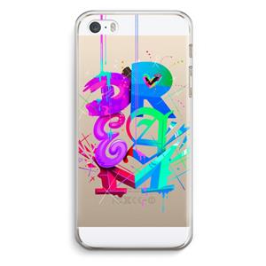 CaseCompany Dream: iPhone 5 / 5S / SE Transparant Hoesje