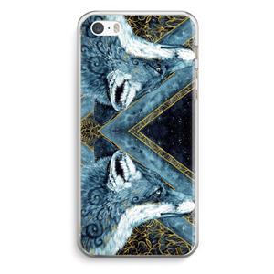 CaseCompany Golden Fox: iPhone 5 / 5S / SE Transparant Hoesje